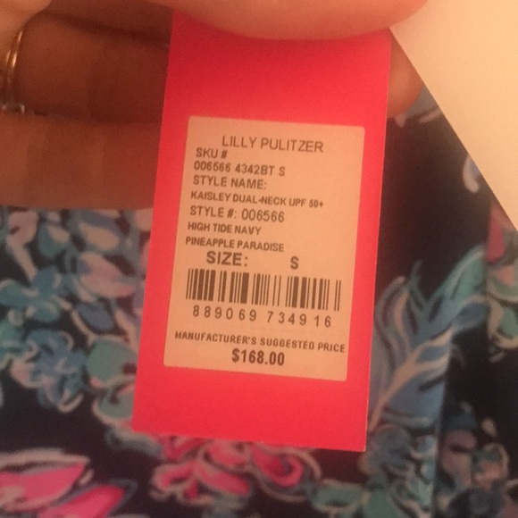 LILLY PULITZER Kaisley Dual Neck UPF 50 - new! - Picture 6 of 10